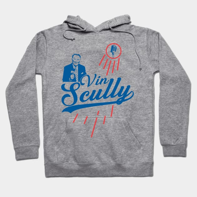 Vin Scully Hoodie by LMW Art